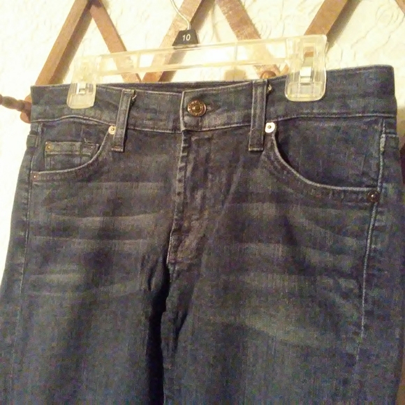 7FAM The Skinny Dark Jeans Women's Sz 28 - Picture 3 of 8